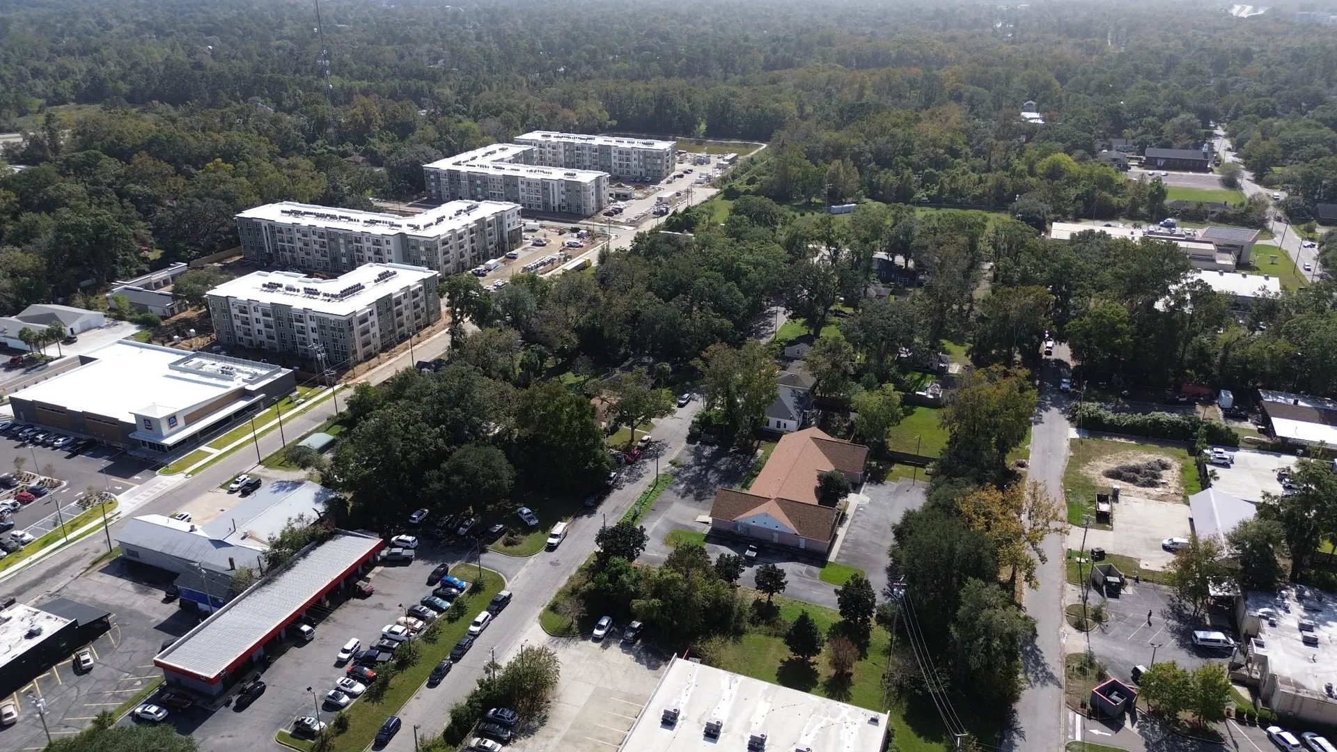 Aerial — Victory Drive Corridor Context